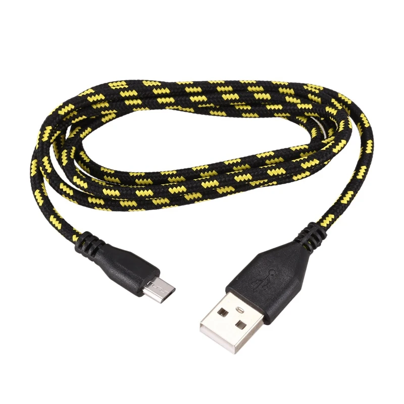 AAAE топ-Плетеный тканевый мини-usb кабель для зарядки и синхронизации данных для сотового телефона