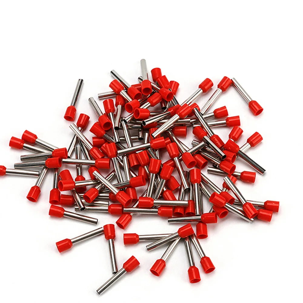 Wire Connectors 100Pcs 16/12AWG Gauge Ferrule Electrical Connectors Wire Conector End Crimp Wire Terminal Cable Terminator Insulated Contacts