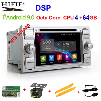 

DSP IPS Android 9.0 2 din Car DVD For Ford Mondeo S-max Focus C-MAX Galaxy Fiesta transit Fusion Connect multimedia player