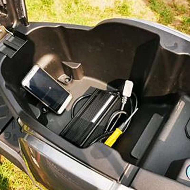Водонепроницаемый двойной USB Мотоцикл Зарядное устройство розетка переключатель и крепления комплект