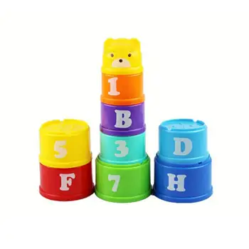 

HOT Non-toxic Plastic Building Blocks Color Recognition Early Learning Puzzle Children Educational Toy for Girls Boys