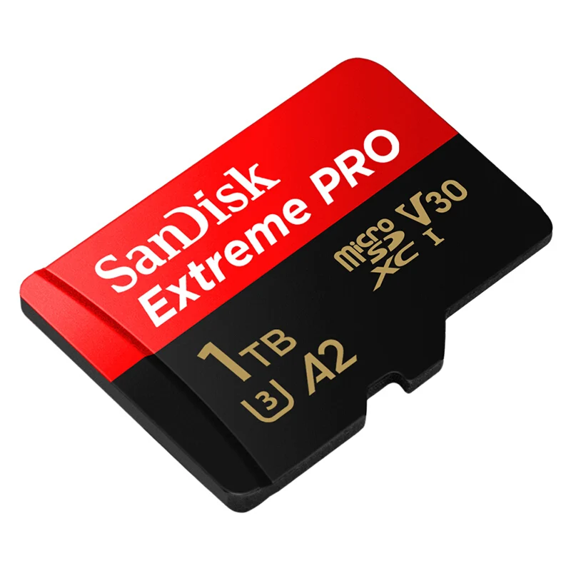 Двойной Флеш накопитель SanDisk 1 ТБ Micro SD карта памяти V30 U3 4K Extreme ультра Скорость Mobile