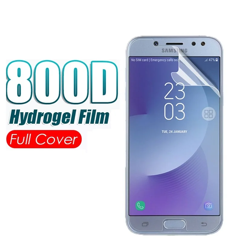 Гидрогелевая пленка для Samsung Galaxy J3 J5 J7 2017 стандарт ес защитная экрана Duo Nxt J320 J510 J710