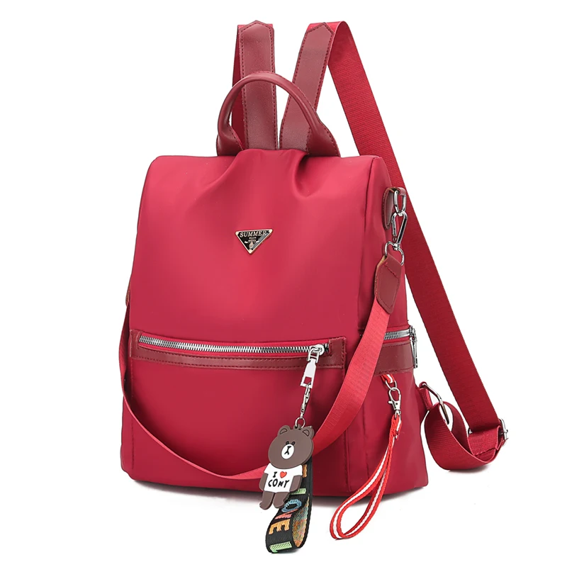 

Waterproof Multifunctional Backpack Back Cute Women Anti Theft Oxford Solid Softback Travel Luxury Backpack Bookbag Bag Pack