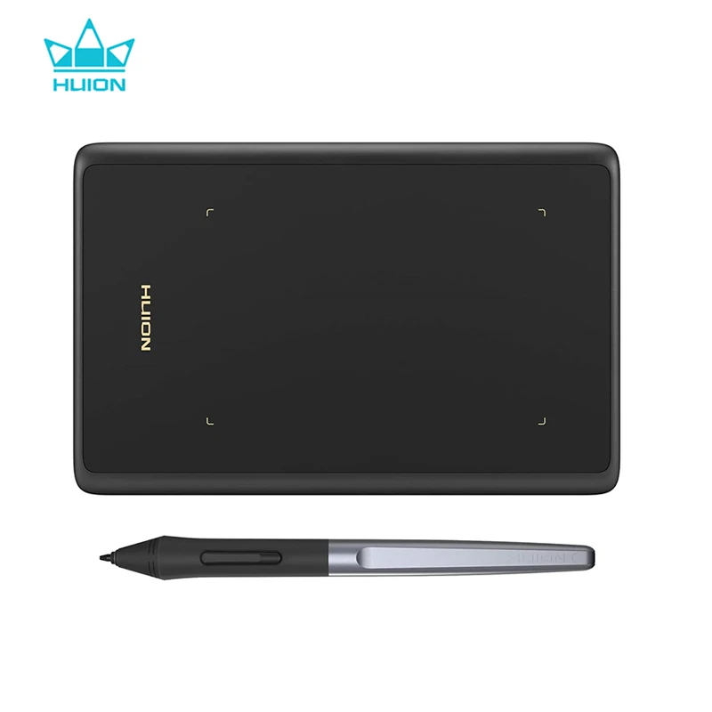 Mesa Digitalizadora Huion H420x Tablet Gráfico 4.17*2.6 Polegada Tablets de Desenho para Android Phone pc Mac Digital Stylus Bateria Livre Caneta Signature Pad