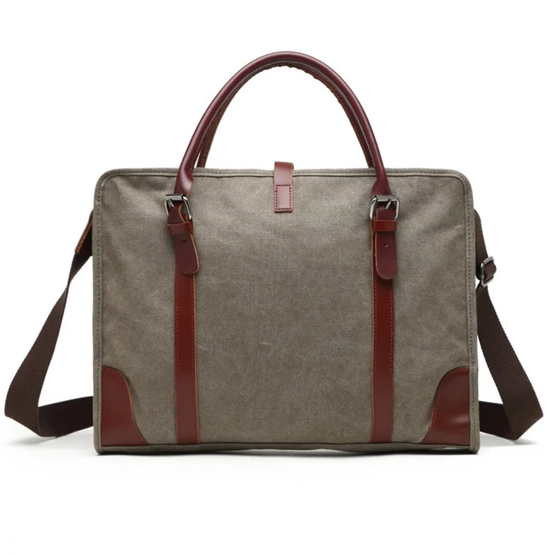 Messenger Laptop Bag Briefcase Bag 15.6 Inch Laptop Messenger Bag Business Office Computer Briefcase For Men Vintage