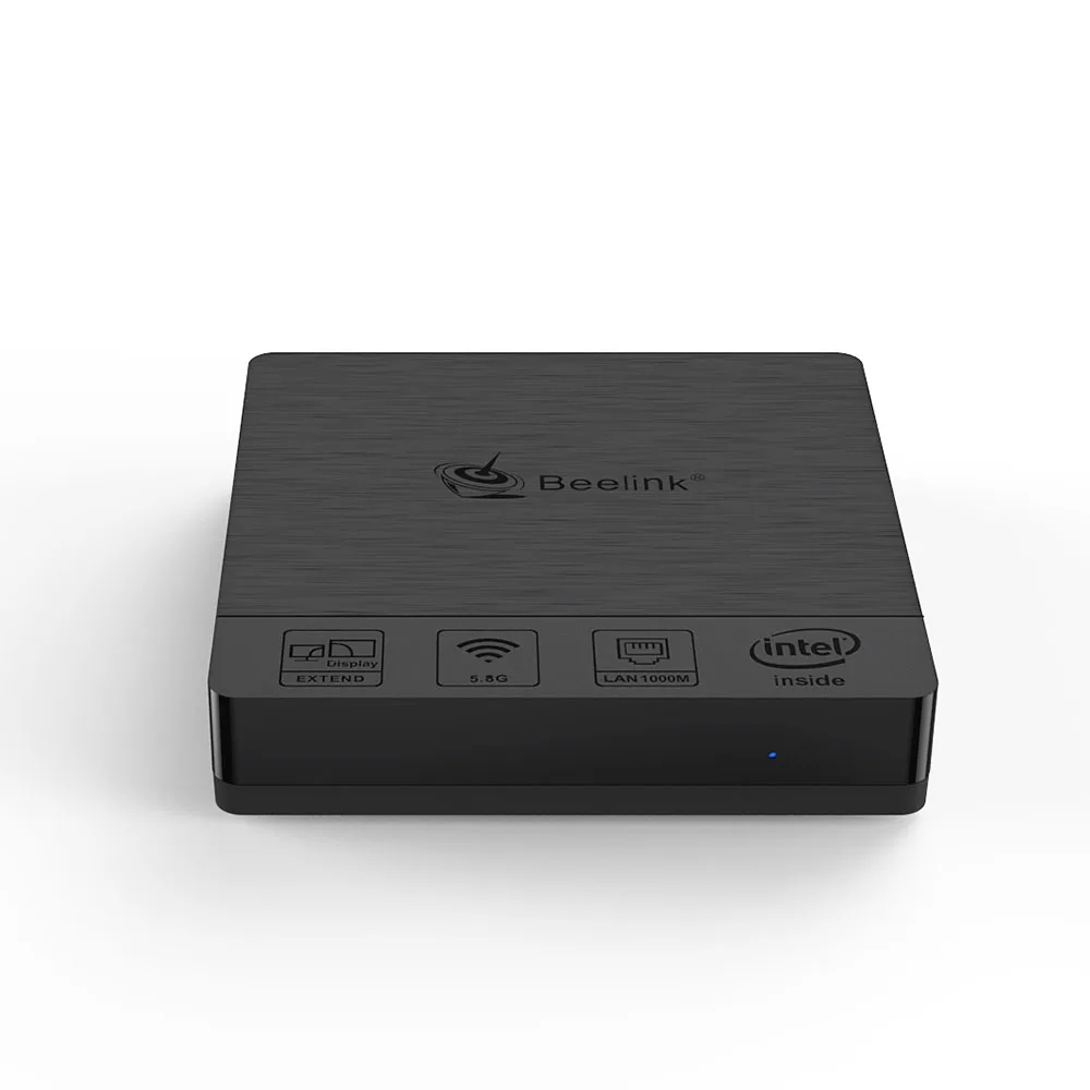 US Plug Мини-ПК Beelink BT3 Pro Win 10 Intel Atom X5-Z8350 4 Гб DDR3 64 Гб 2,4+ 5,8 ГГц WiFi Bluetooth 4,0 Ethernet 1000 Мбит/с - Цвет: US Plug