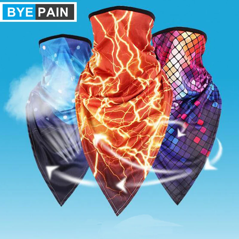1Pcs BYEPAIN Breathable Seamless Tube Half Face Mask for Cycling Hiking Camping Climbing Fishing | Красота и здоровье