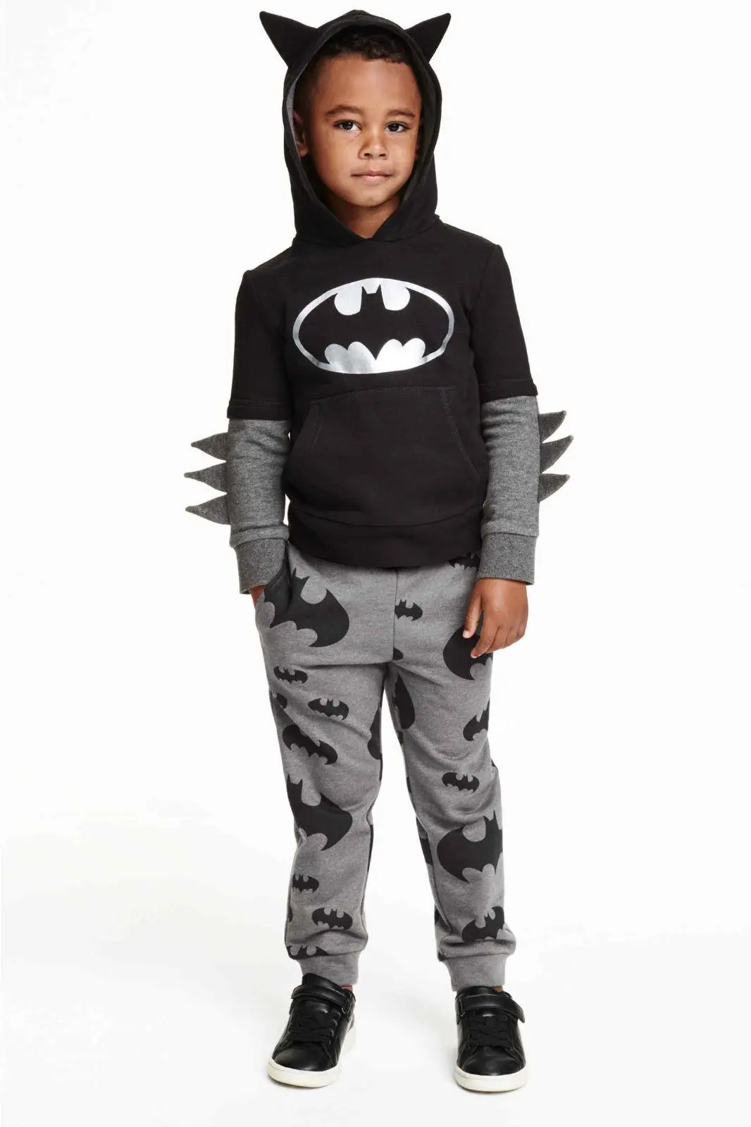 Pudcoco/Новые повседневные штаны для маленьких мальчиков 2-7 лет; спортивная одежда; крутые детские брюки с рисунком Бэтмена для мальчиков