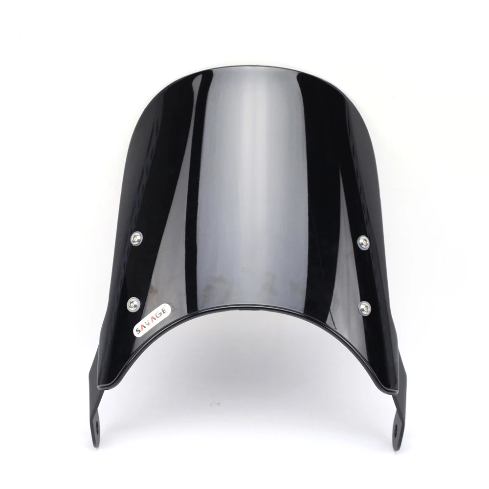 Лобовое стекло Pare-brise для YAMAHA XJ400 XJ600S Diversion XJR1200 XJR1300 XJ XJR ветровое стекло мотоцикла для " круглая фара