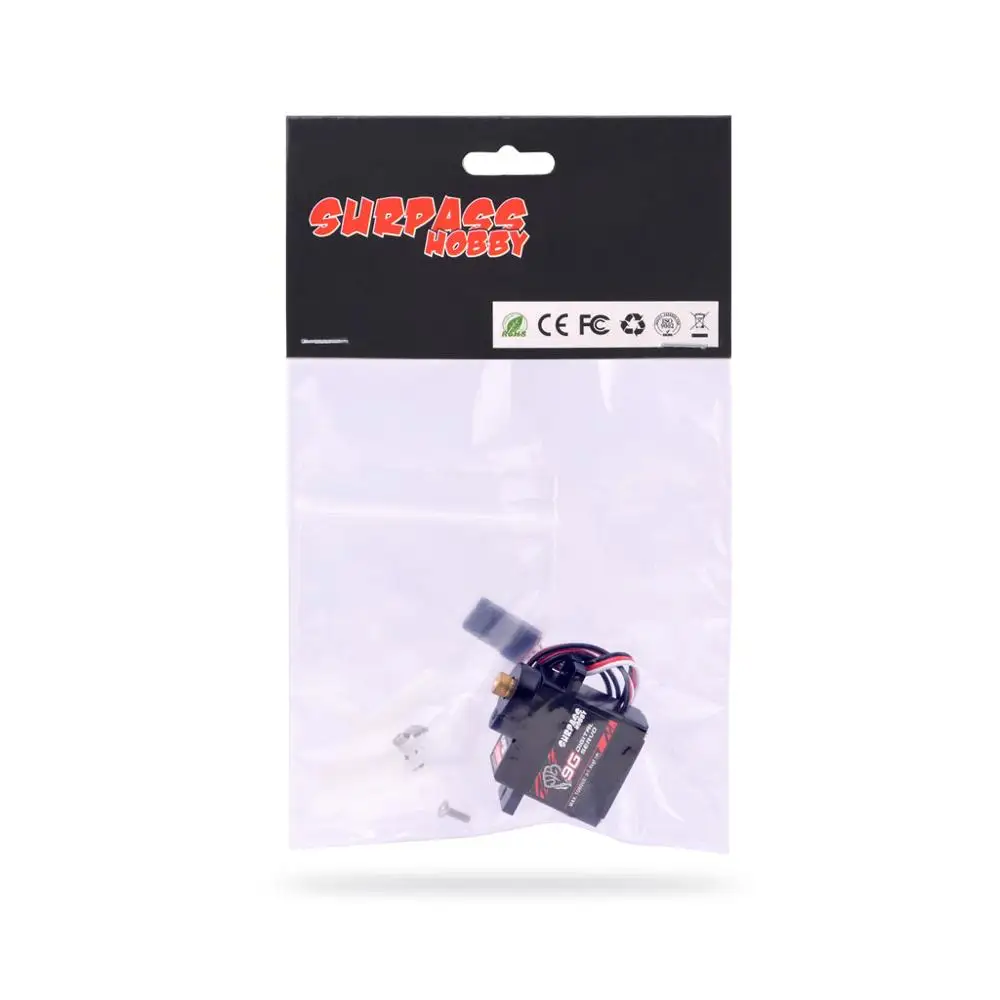 Сервоприводы SURPASS Hobby S0009M 9 г 1 кг металлический сервопривод для РУ самолета робота
