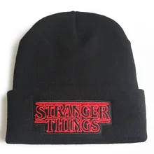 Мужская модная Зимняя шерстяная Шапка-бини с вышитыми буквами, вязаная шапка с надписью, черная Повседневная теплая шапка для верховой езды в стиле хип-хоп