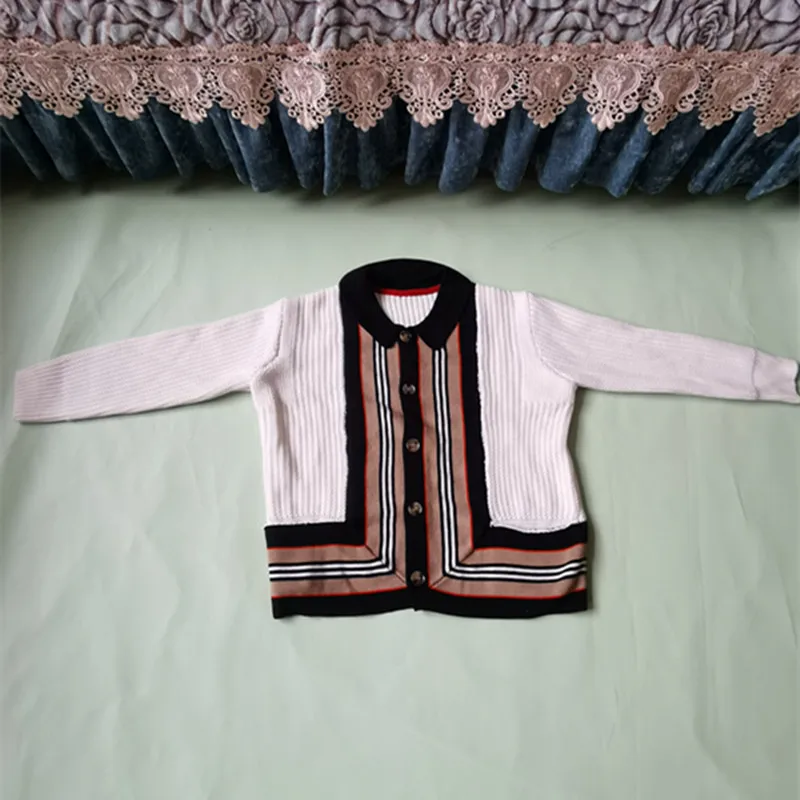 

size 140 Girls' spring and autumn cotton knitting jacket