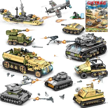 

war tank Assemble new products toys benefit intelligence military tanks Weapon War Chariot Creator Army WW2 Soldiers Kids Toys