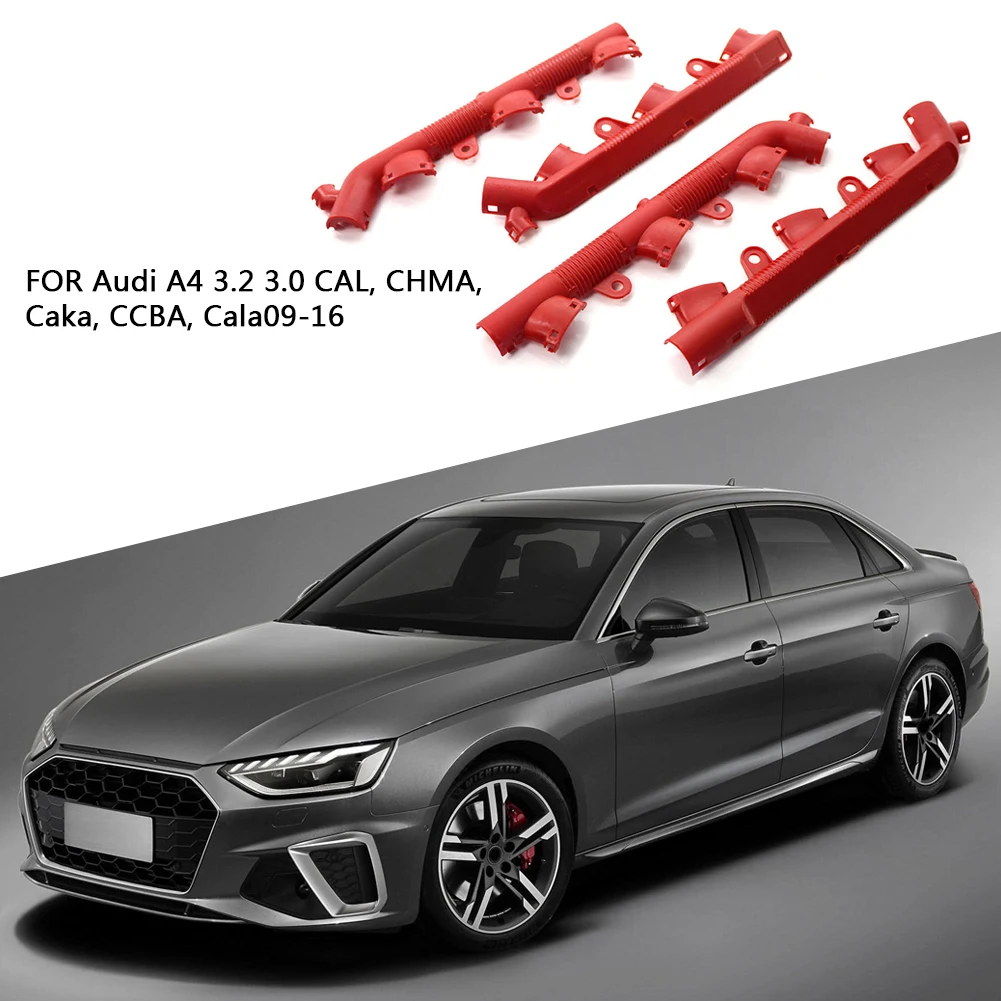 Ignition Cable Set 1 Pair Car Ignition Coil Wiring Harness Conduit Ignition Coil Protector Cover for Audi A4 A5 A6 A7 A8 Q5 Q7