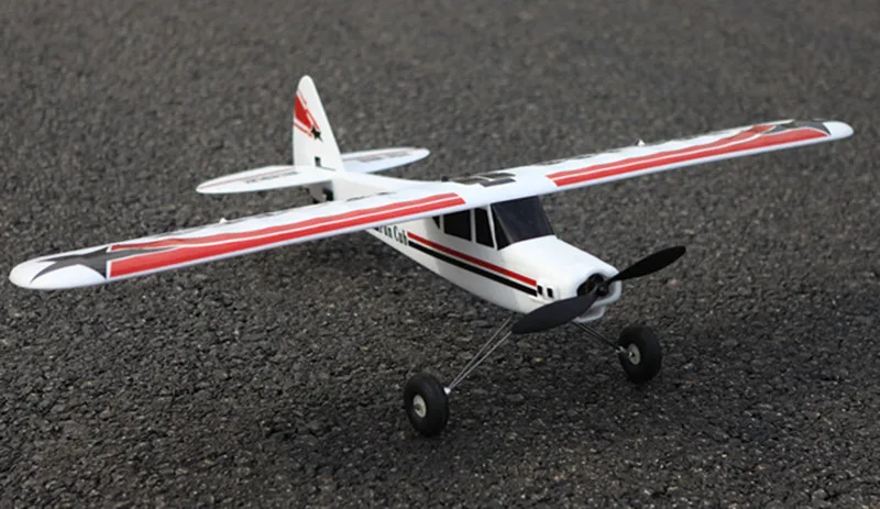 1,1 м J3 Fun Cub EPO тренажер RC самолет красный и синий вариант