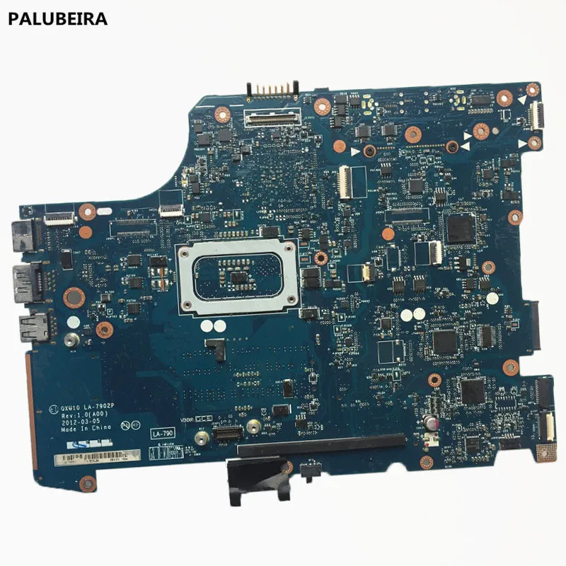 PALUBEIRA для Dell E5530 Материнская плата ноутбука CN-0X3WPH 0X3WPH X3WPH QXW10 LA-7902P HM76 хорошо работает