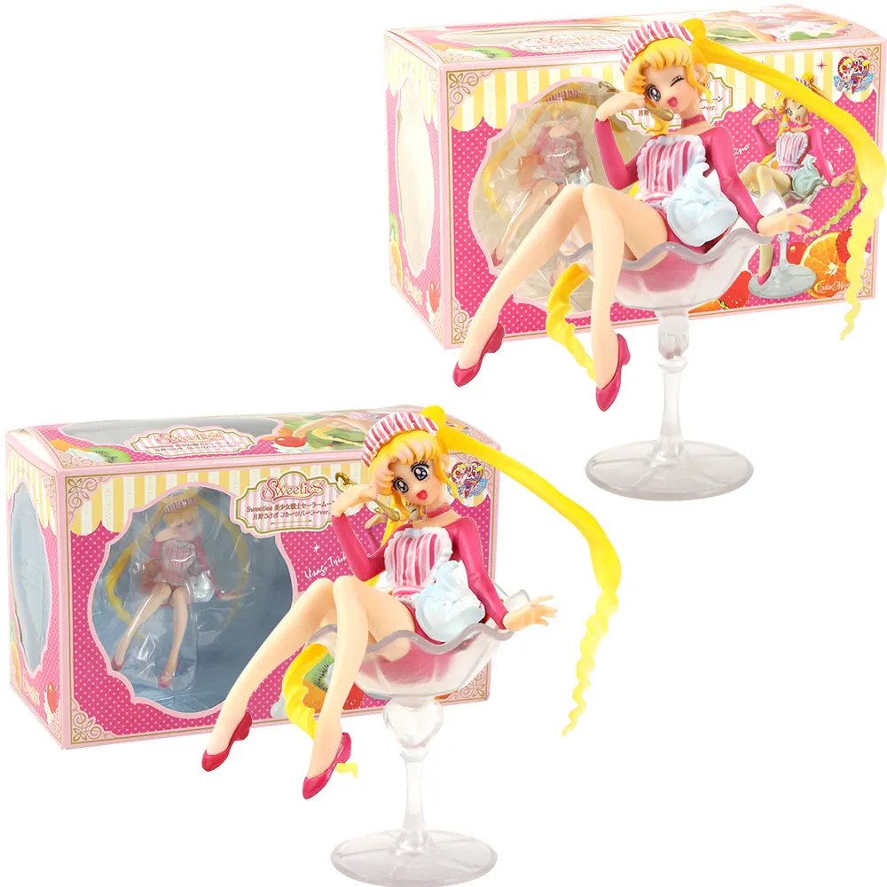 13 22 см Sailor Moon Tsukino Mars Mercury Mizuno Kino Hino Rei Jupiter Saturn Princess Chibi PVC фигурка модель игрушки