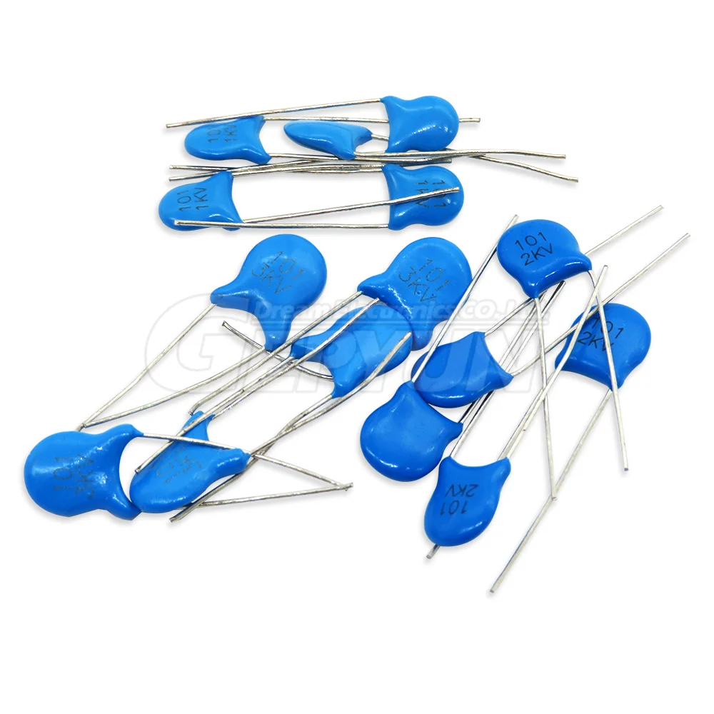 EJ.life Condensateur Céramique Haute Tension 10 Pièces 10KV 1000PF 102