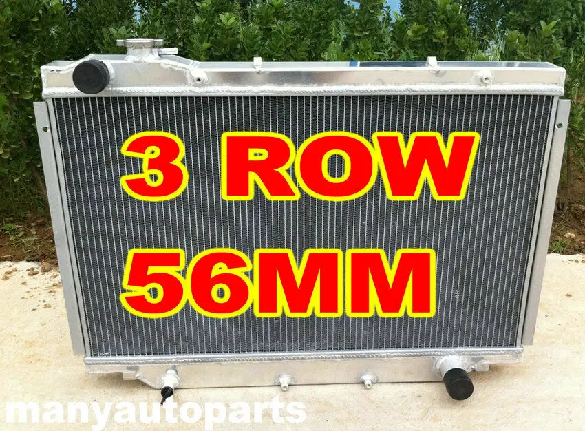 Алюминиевый радиатор для Land cruiser HDJ80 HZJ80 1 HZ/1HD 4.2L дизель 1990-1997 MT с двумя вентиляторами - Цвет: only radiator