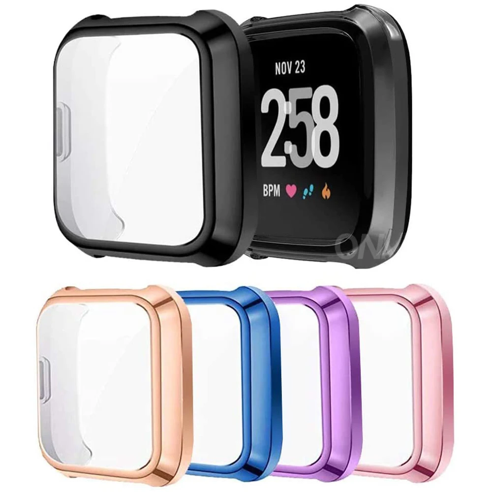 Защитный чехол для экрана Fitbit Versa 1 ультратонкий мягкий часов из ТПУ защитный