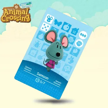 

060 Samson Animal Crossing Card Amiibo Cards Work for Switch NS 3DS Games