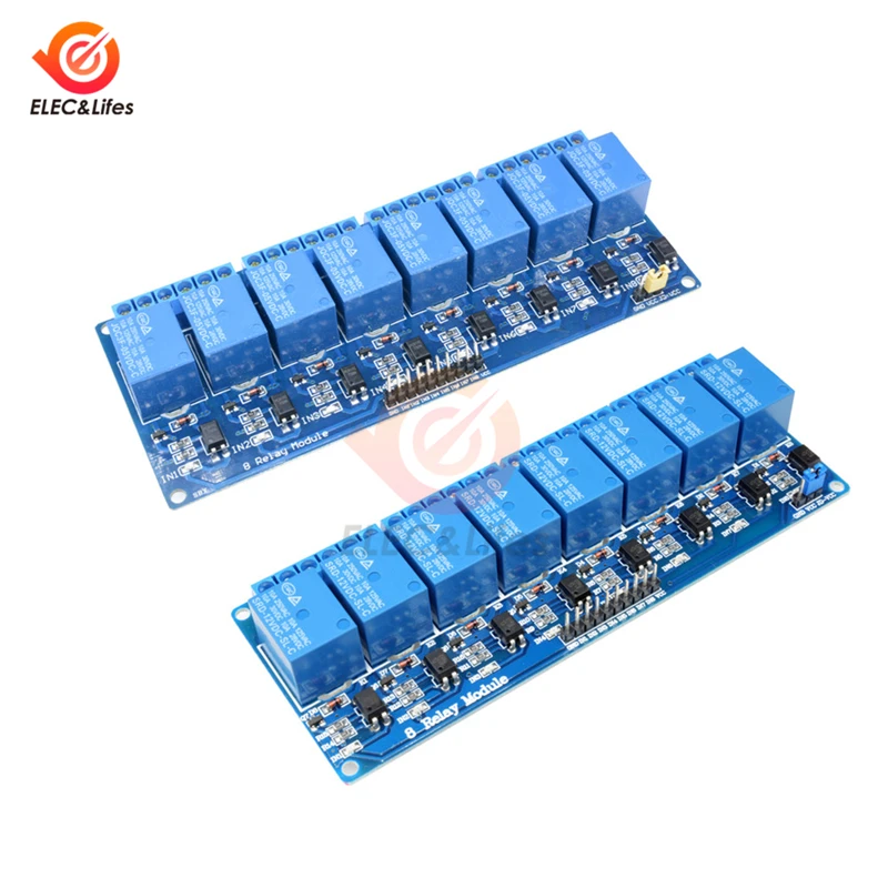 8-CH Relay Module DC 5V Relay Shield Module With Optocoupler for AVR PIC ARM 8-CH Relay Module DC 5V Relay Shield Module With Optocoupler for AVR PIC ARM
