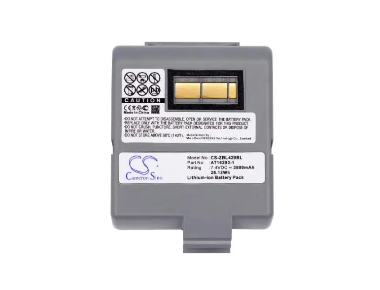 Cameron sino 3800 мА/ч, Батарея печатающая головка для ZEBRA QL420 плюс QL420+ AT16293-1 Аккумулятор для принтера