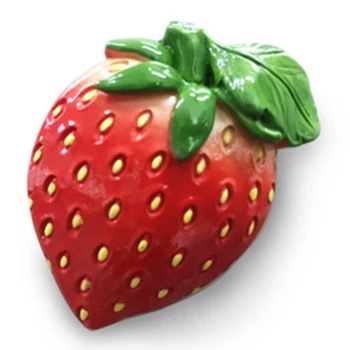

12PCS Simulation Fruit Three-Dimensional Resin Refrigerator Magnet Resin Hand-Painted Refrigerator Magnet