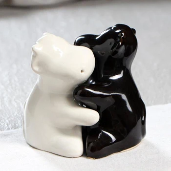 

Spice set "Gobies", symbol of the year 2021, black and white, 10 cm