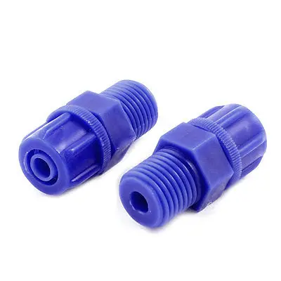 

12.5mm 1/2" Male Threaded Pneumatic Straight Tube Connector Coupler 2pcs