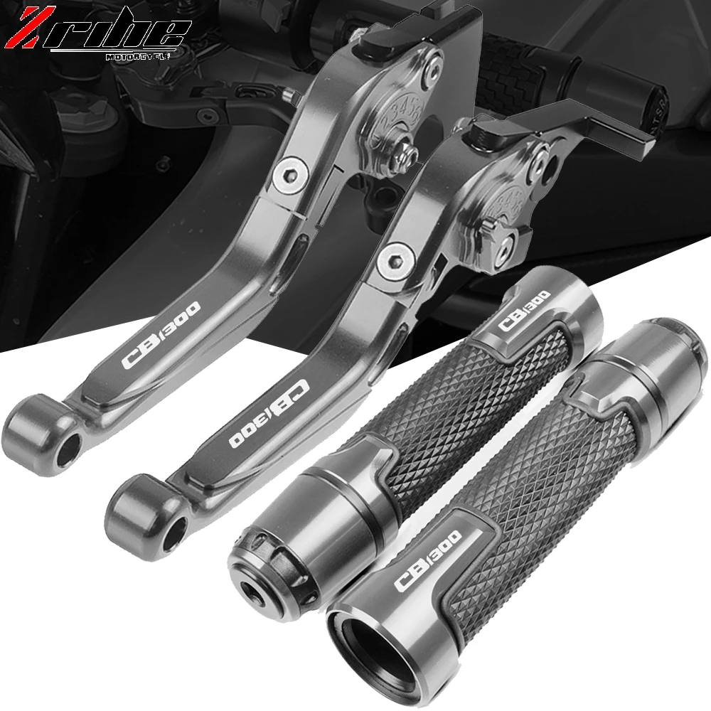 

Motorcycle Adjustable Foldable Brake Clutch Lever Handle Grips Set Accessories For HONDA CB 1300 CB1300 X4 SC38 1997 1998 1999