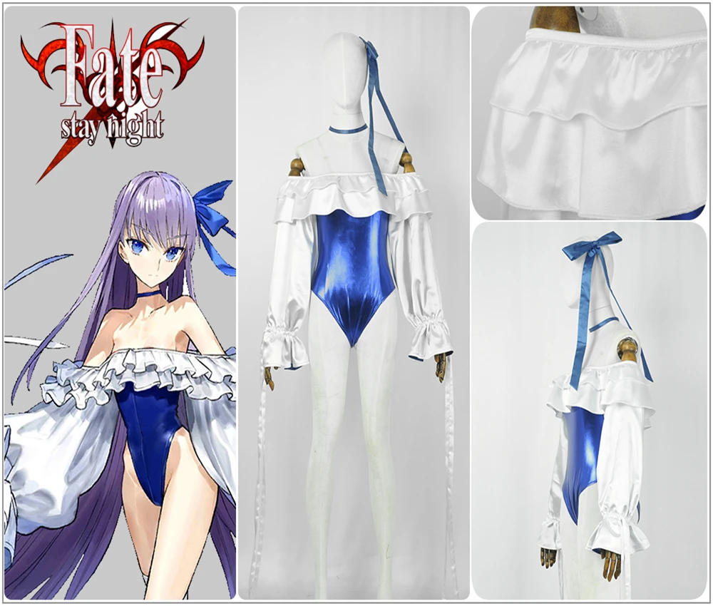 FGO Meltryllis загадочный костюм для косплея сексуальное бикини купальник королевский