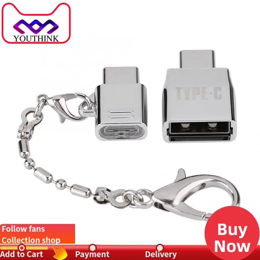 Micro USB мама к USB-Type C папа OTG адаптер кабель для мобильного телефона зарядное устройство адаптер цинковый сплав позолоченный