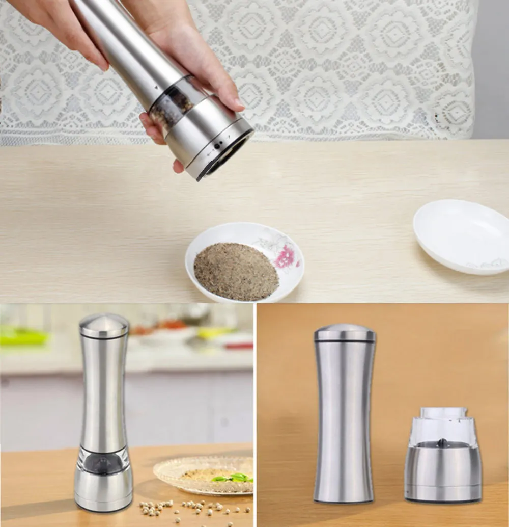 Original Stainless Steel Manual Pepper Salt Spice Mill Grinder Kitchen Accessories For Use In Restaurant Hotel And Home Kitchen salt and pepper grinder,nut spice grinder,herb grinder,pepper grinder,herb spice grinder