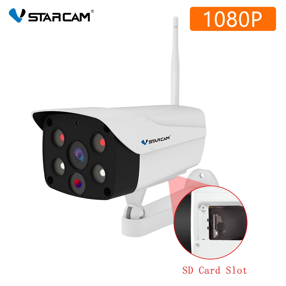 Vstarcam 2MP 1080P IP Camera Outdoor Wifi Camera Outdoor Video Surveillance Security Camera CS52 Intercom Color/IR Night Vision