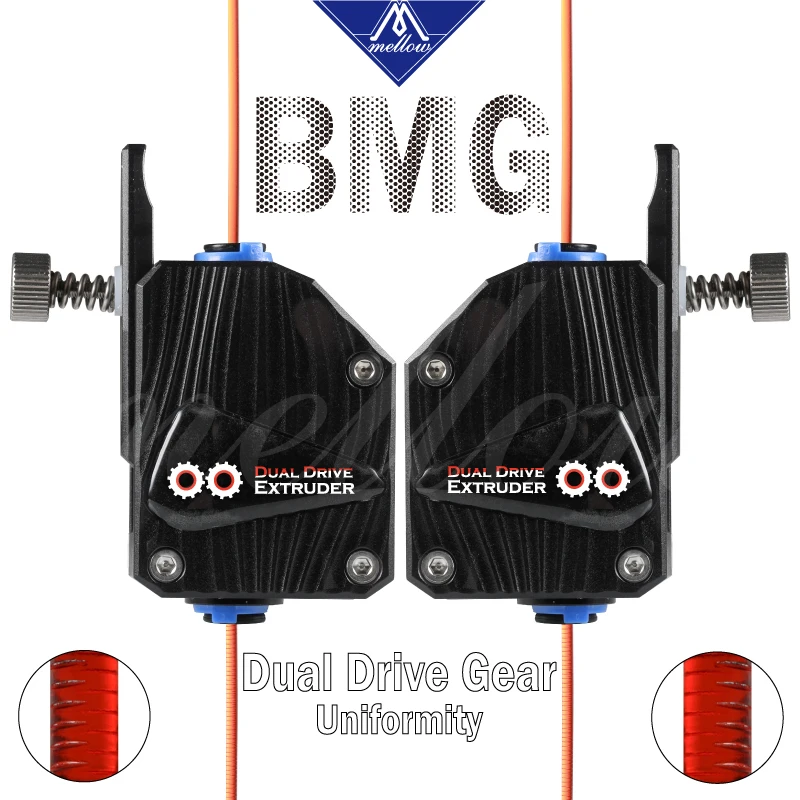 Mellow BMG экструдер клонированный Btech Bowden двойной привод экструдер для 3d принтера MK8 Anet a8 Cr-10 Prusa i3 mk3 Ender 3