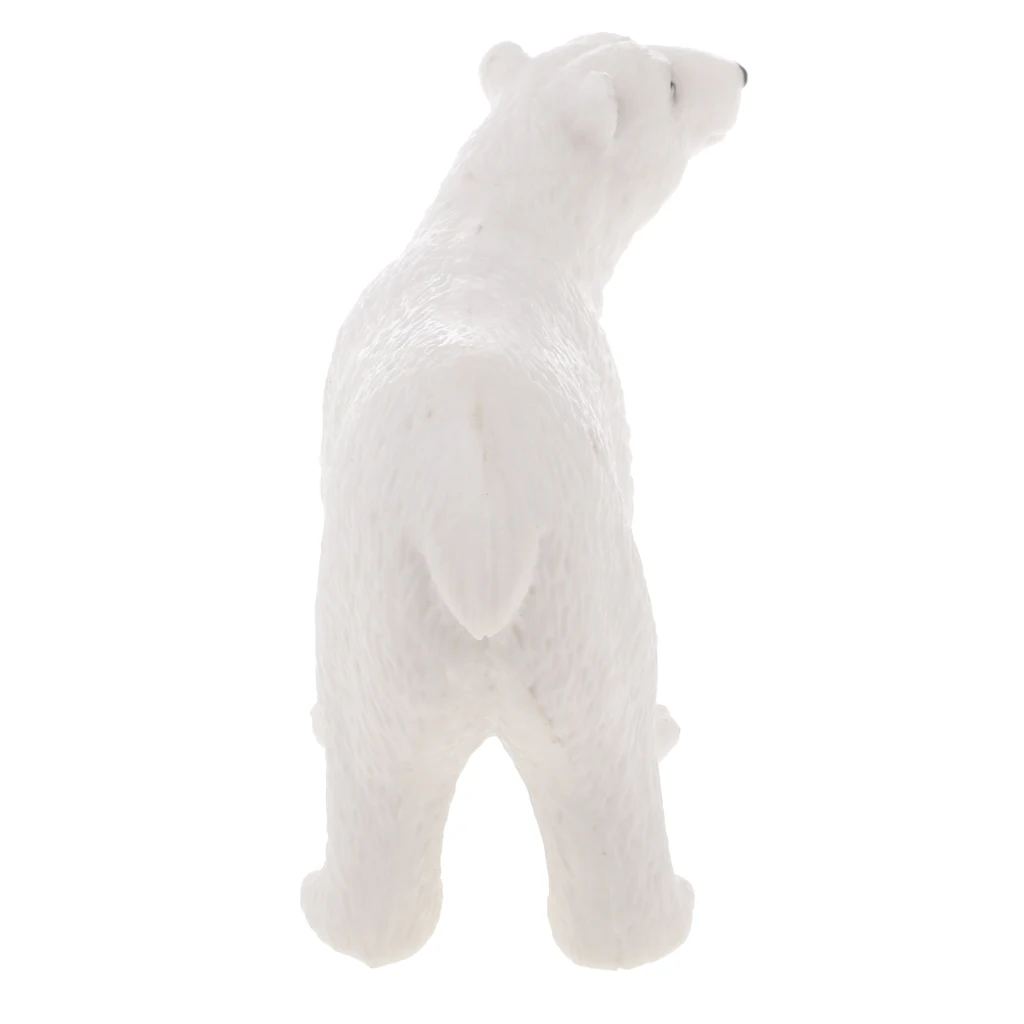 Realistic Polar Bear Wild Animal Figurine Model Action Figure Kids Toy #2