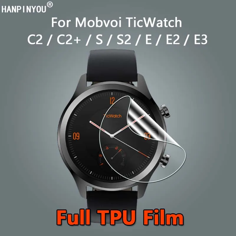 1/10 шт. для Mobvoi TicWatch E3 Pro 2020 2021 C2 Plus E E2 S S2 Прозрачная мягкая Гидрогелевая пленка из ТПУ Защита для экрана-не закаленное стекло