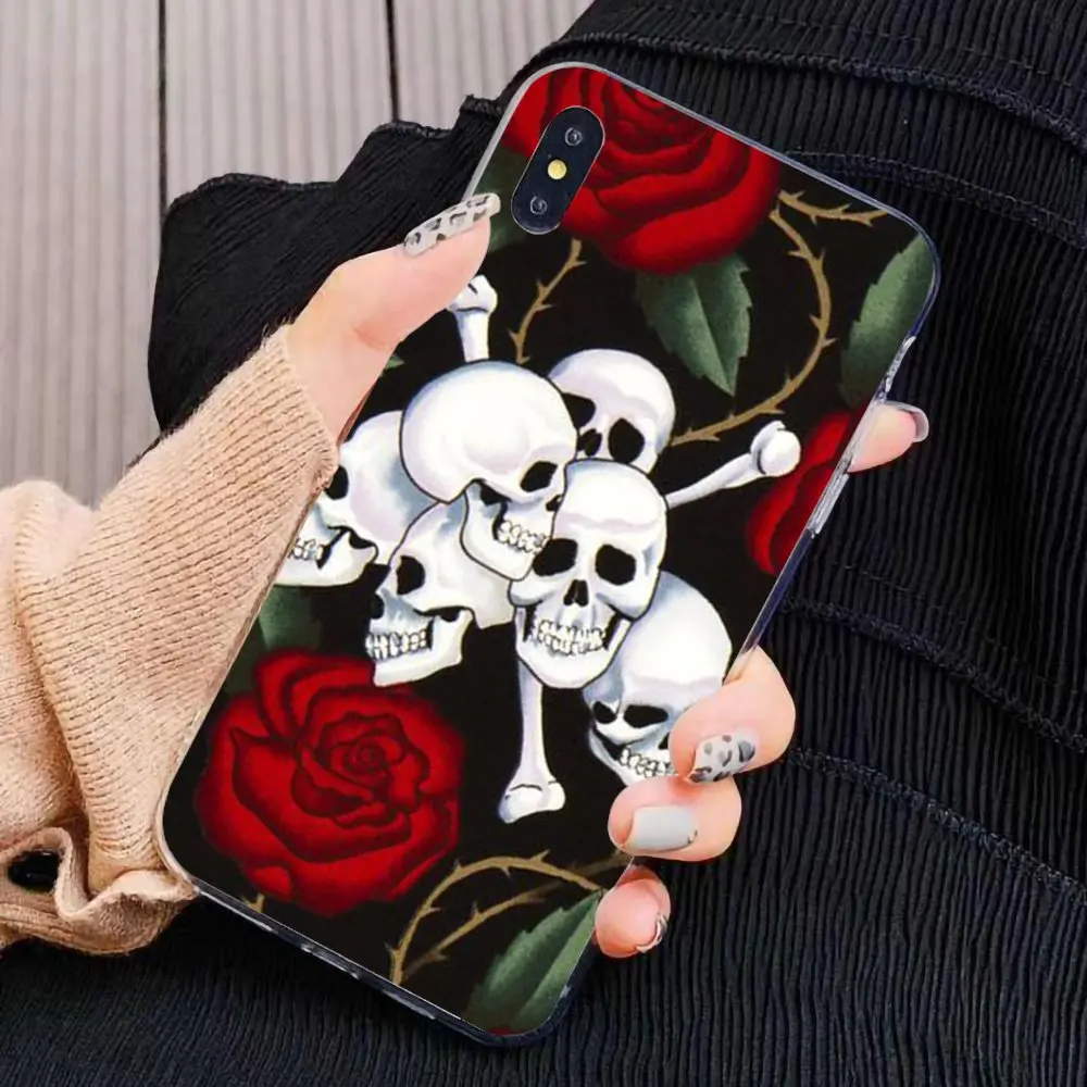 Для Samsung Galaxy S6 S10E S10 Edge Lite Plus Core Grand Prime Alpha J1 mini Skull игральная карта Сексуальная