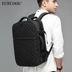 EURCOOL 2019 новый рюкзак для путешествий мужской расширяемый 12 см многофункциональная сумка для ноутбука 15,6 дюймов рюкзаки мужские Mochila n1811-7