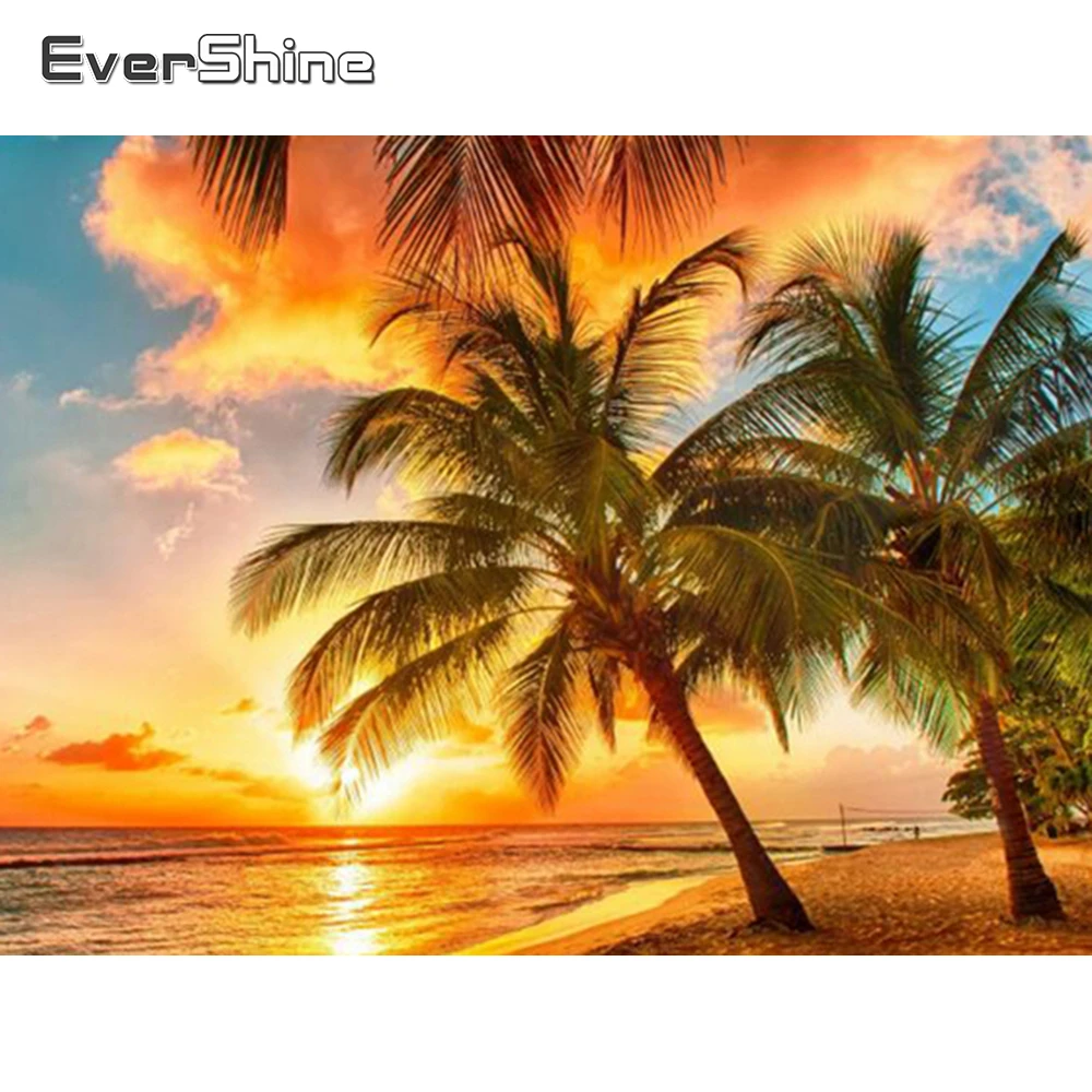 Алмазная живопись Evershine вышивка крестиком полный набор искусственная пейзаж