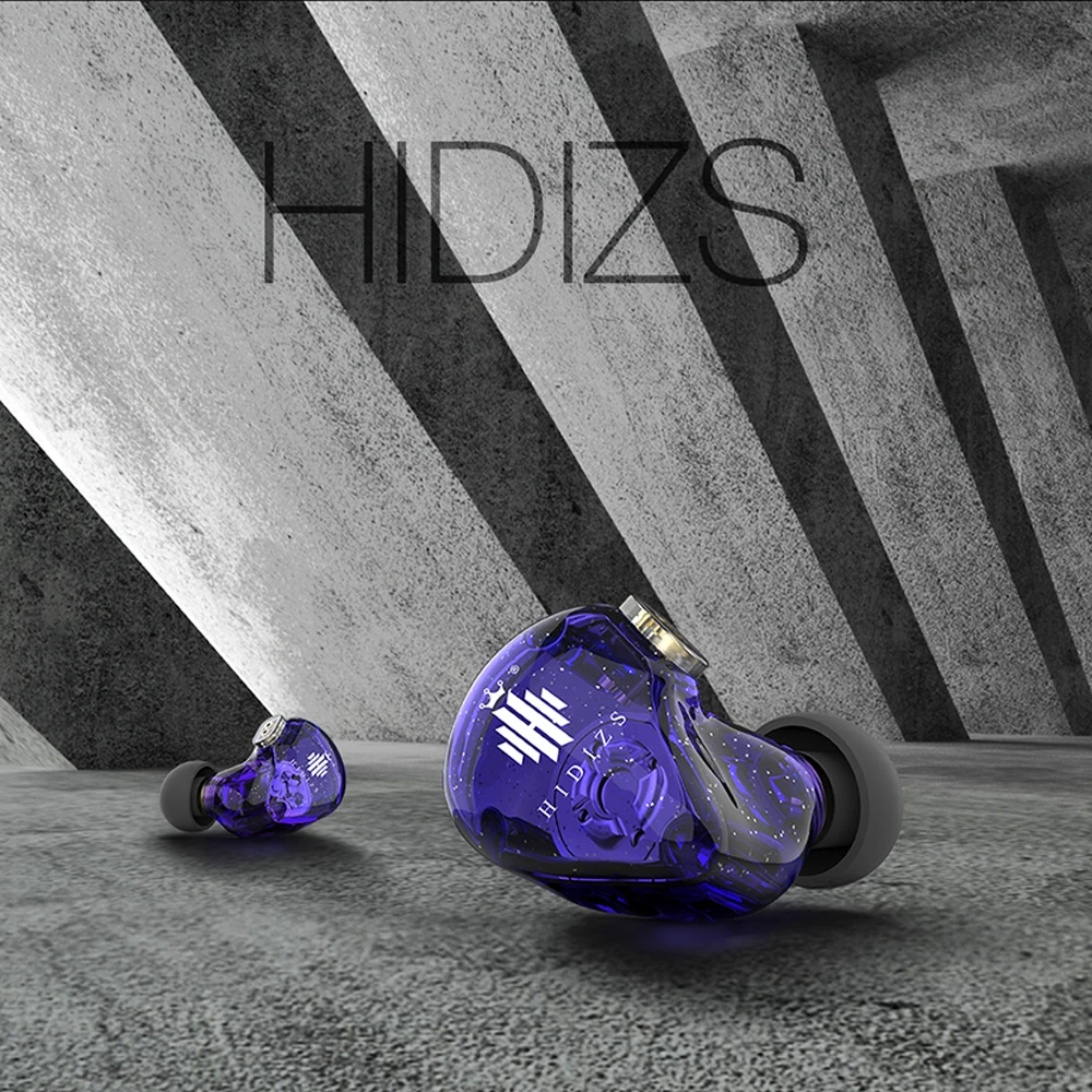 Earphones Hidizs MS1 Rainbow In Ear HiFi Audio Wired Audiophile Dynamic Diaphragm Hi Fi IEM Earphones With Detachable Cable