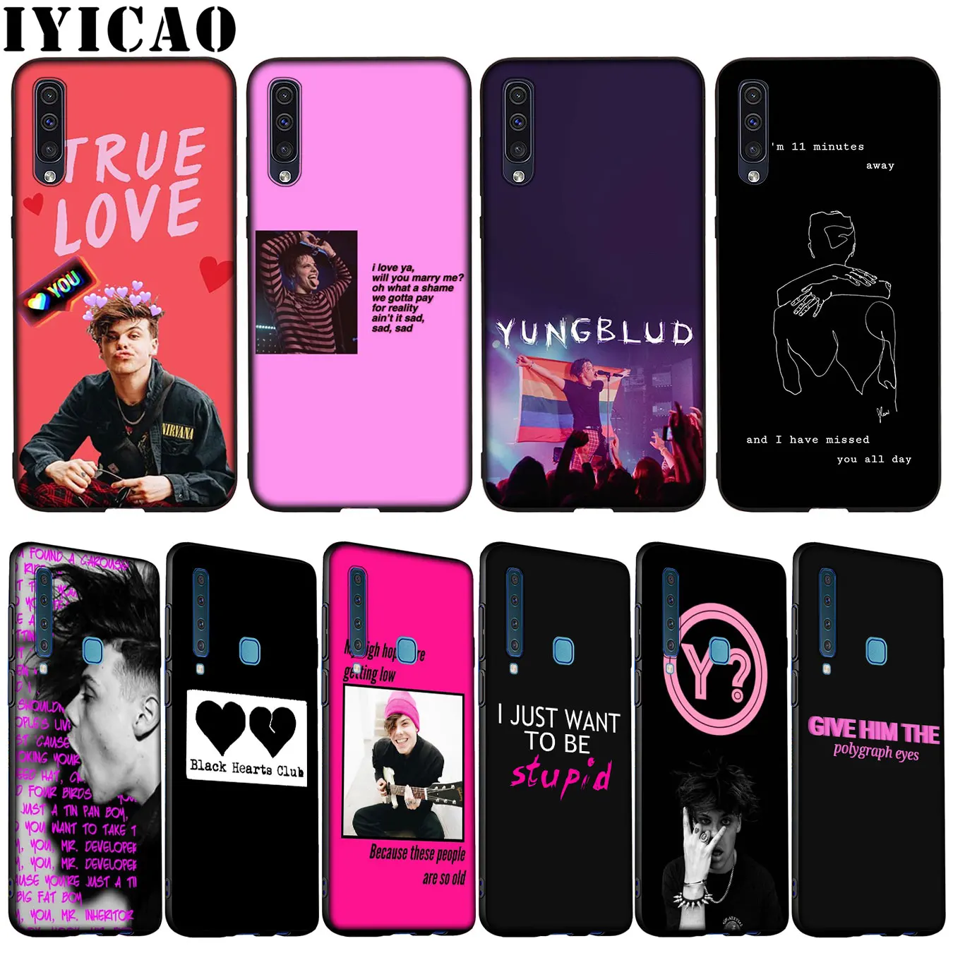 Мягкий силиконовый чехол Yungblud для Samsung Galaxy A70 A60 A50 A40 A30 A20 A10 M10 M20 M30 M40 A20E | Мобильные