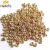 100pcs 4mm Metal Plated Crystal Rhinestone Rondelle Spacer Beads Rose Gold Silver Color Bronze Loose Bead For Jewelry Diy Making ► Photo 3/6