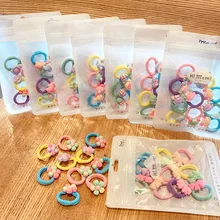 

Rubber Bands Kids Hair Accessories Elastic Decoration Headband For Children Clips Bows Ties Scrunchies Kawaii Cute Sweets Loop