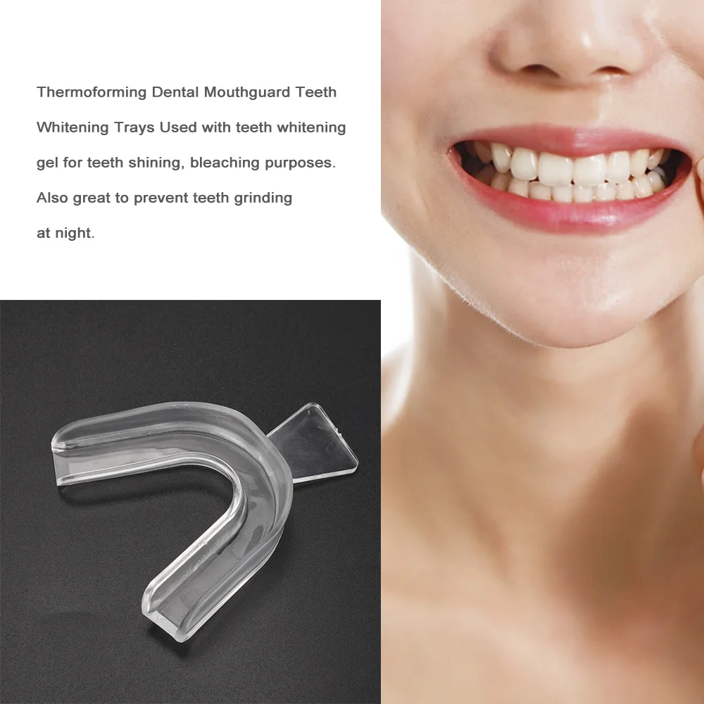 5pcs Thermoforming Dental Mouthguard Teeth Whitening Trays Bleaching