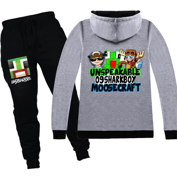 

2020 UNSPEAKABLE New Children Clothes Funny Print Zipper Coat Pants 2pcs Sets Boys Girls Sweatshirt Kids Tops Tees Baby Hoodies