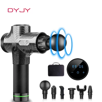 

DYJY Massage Gun LCD Display Fascia Gun Deep Muscle Massager Gym Fitness Body Exercising Relaxation Pain Relief Equipment