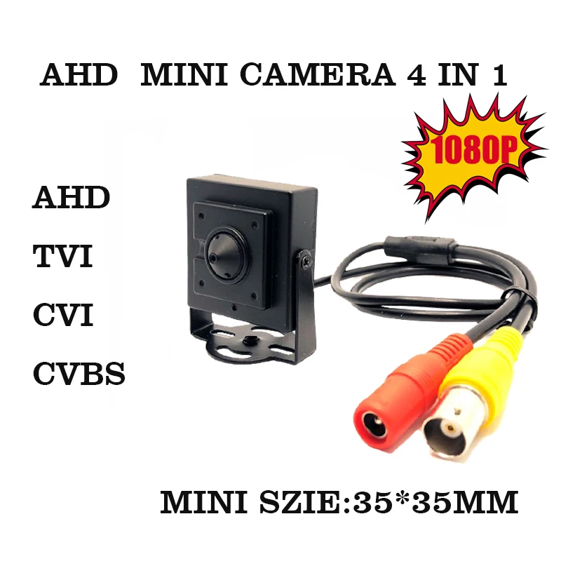 AHD 1080P cctv камера мини камера ahd 2MP cctv камера AHD/CVI/TVI/аналоговая 4 in1Mini cctv камера безопасности 1080p Мини камера